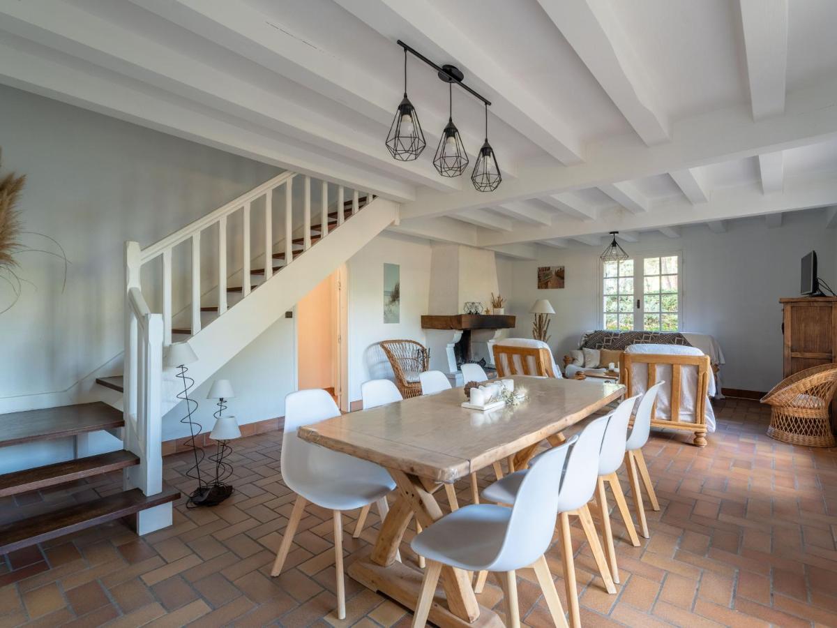 Grande Maison Landaise Avec Piscine Privee, Proche Plage, Pour 8 Personnes A Biscarrosse - Fr-1-319-398 Eksteriør bilde